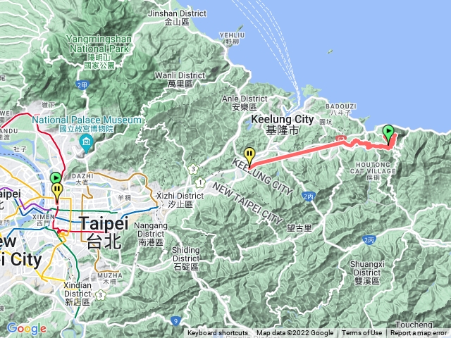 基隆山西峰.基隆山.琉榔路步道.龍潭山.瑞芳山.秀崎山.白象山