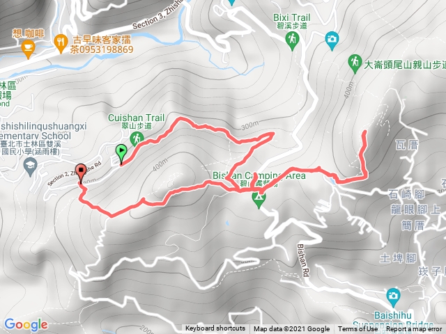 大崙尾山到大崙頭山