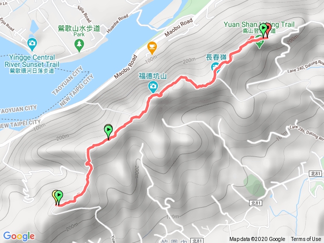 鳶山到五十分山來回