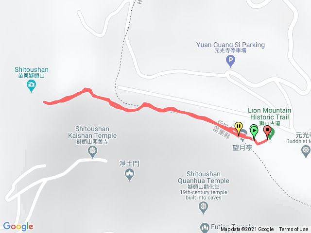 獅山古道(元光寺到獅頭山三角點)