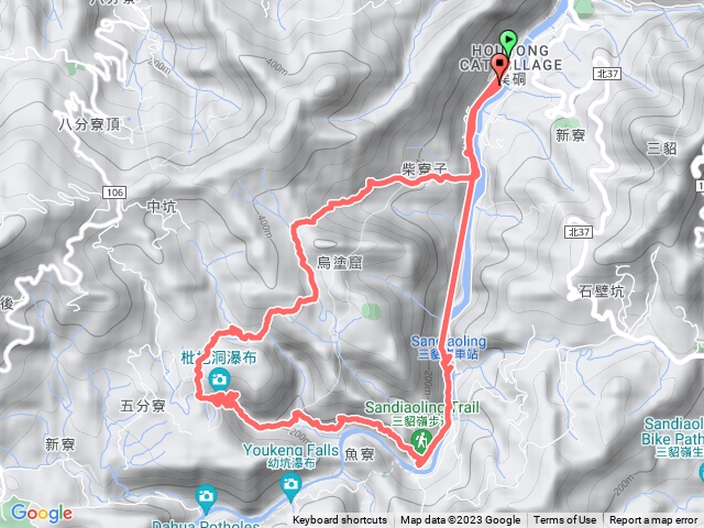 2023.08.20新北市瑞芳(三貂嶺步道-中坑古道-柴寮古道，越嶺猴硐車站）