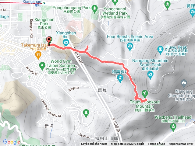 簡單駭客 象山-拇指山-超然亭-象山下