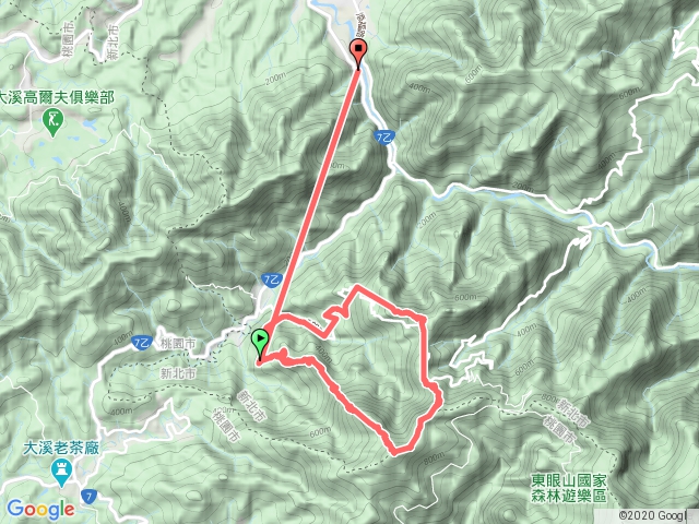 內詩朗山、金平山、 塞口坑山、詩朗山、金敏子山縱走