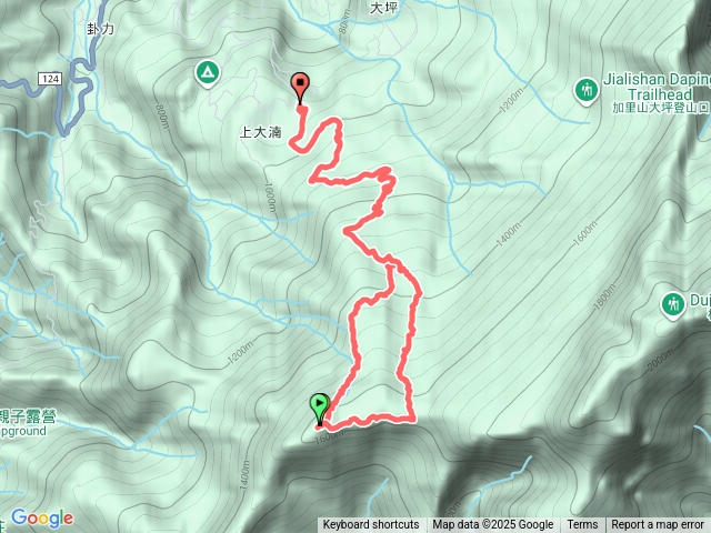 大㓓林道上騰龍山