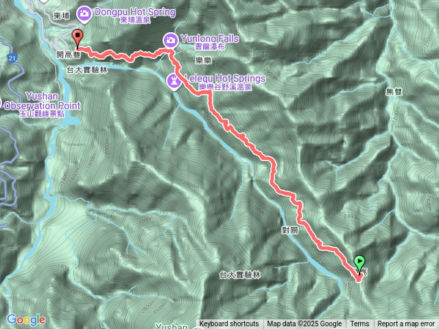 觀高山莊到愛玉亭預覽圖