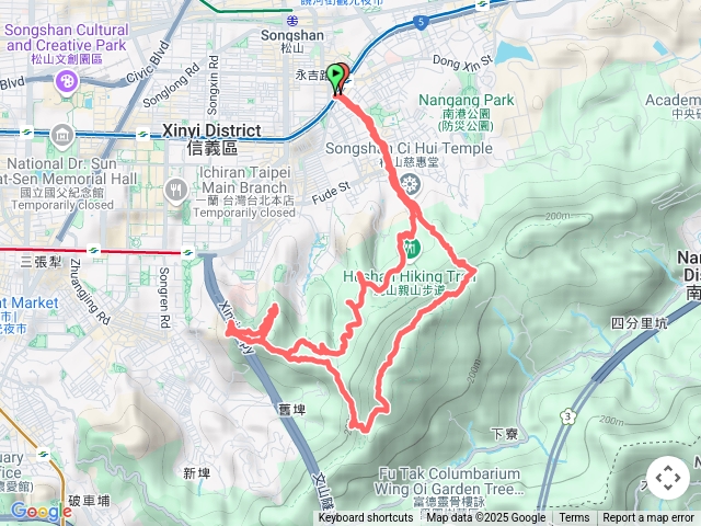 虎豹獅象南港山95峰O型