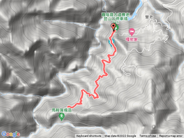 霞喀羅（登山口到鞍部）