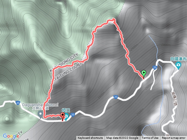 溪頭山走關山嶺山
