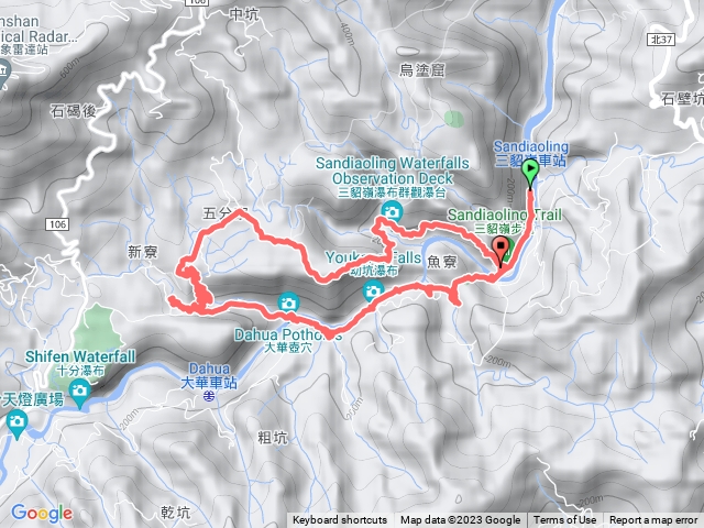 三貂嶺瀑布連走(九層瀑布→粗坑瀑布→大華壺穴→新寮瀑布→翠谷瀑布→子母瀑布→天雲瀑布→茵夢湖瀑布→金霞瀑布→G董滑瀑→五分寮山→合谷瀑布)