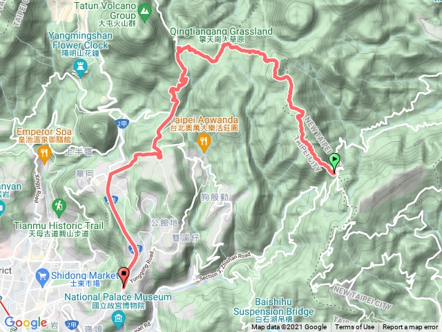 陽明山風櫃嘴冷水坑縱走
