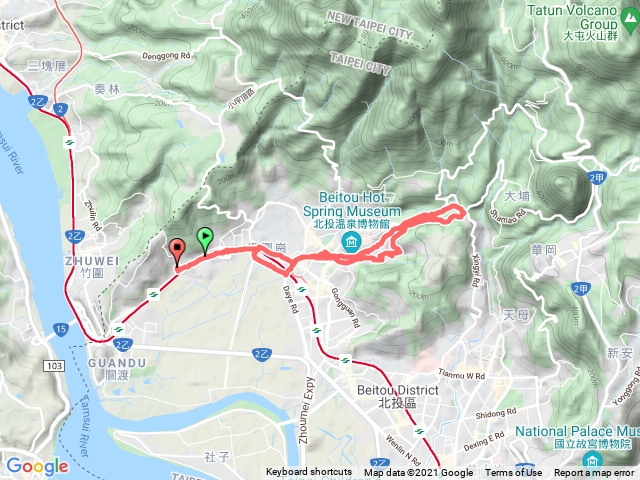 2017-1111桃源國中~硫磺谷來回