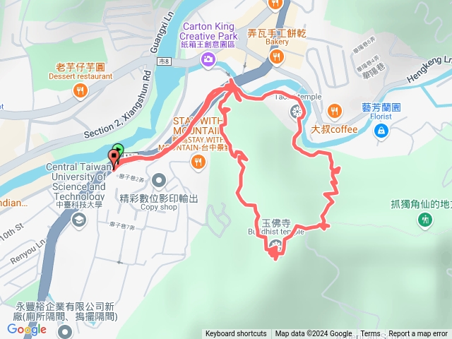 20241130 大坑南觀音山O型輕健行(中臺科大.大坑橋.南觀音山步道.玉佛寺.大坑無極殿)預覽圖