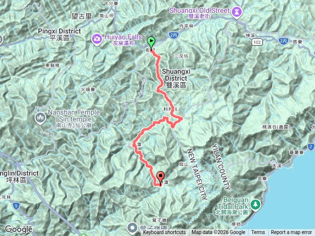淡蘭古道中路威惠廟到灣潭