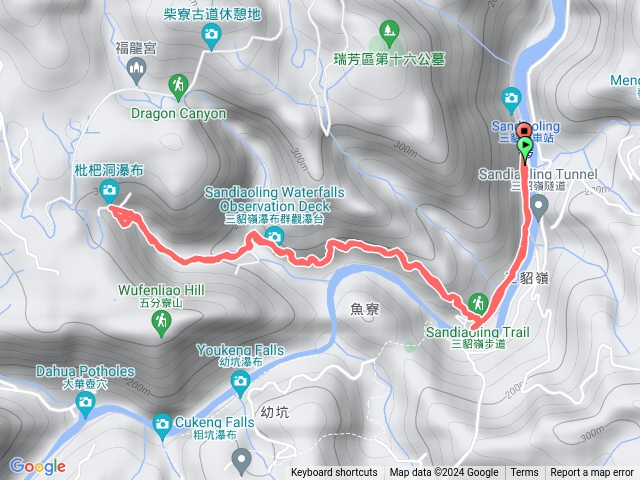 三貂嶺瀑布群步道預覽圖