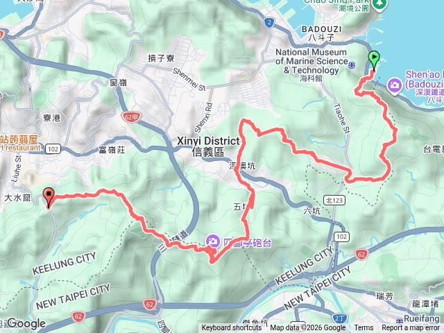 基隆大縱走東段(八斗子--長命山)預覽圖