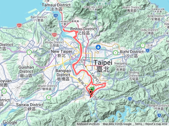 20260807台北大縱走第八段8月寶石王騎行來回預覽圖