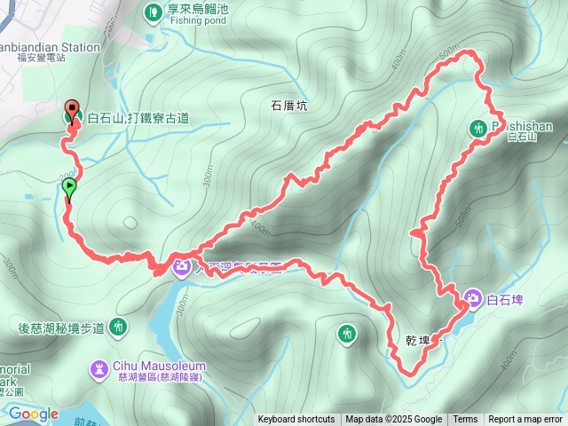 舊崗哨-電塔-白石山-打鐵寮古道