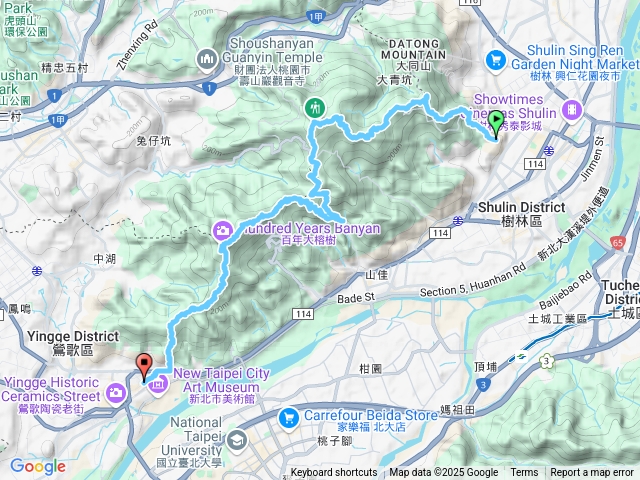 微笑山線［大棟山系］樹鶯縱走 405高地段+百年大榕樹段預覽圖