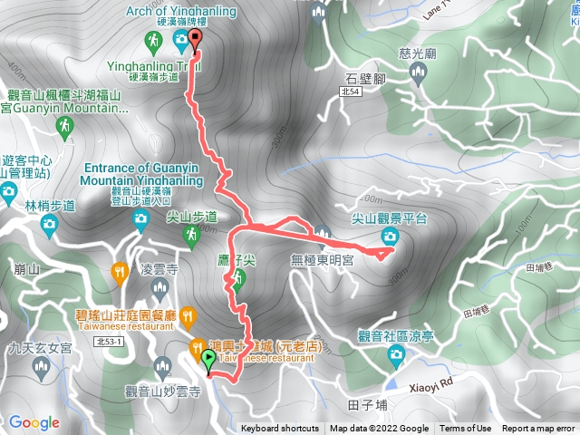 小北插鷹子尖尖山硬漢嶺