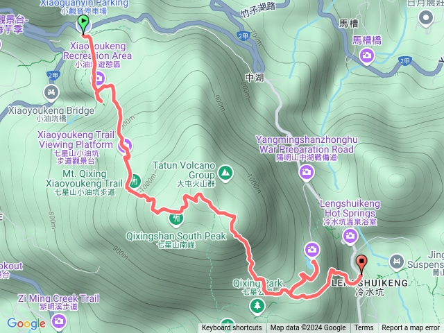 七星山小油坑上冷水坑下預覽圖