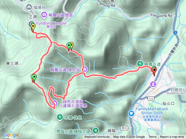 鳴鳳古道-南隘勇古道O繞預覽圖