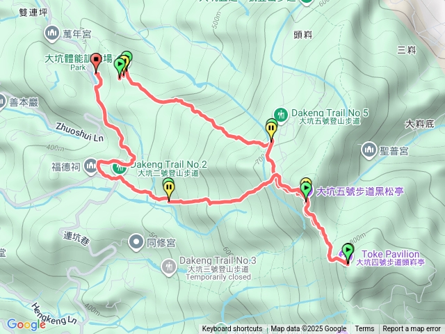 大坑1-5-2號步道預覽圖