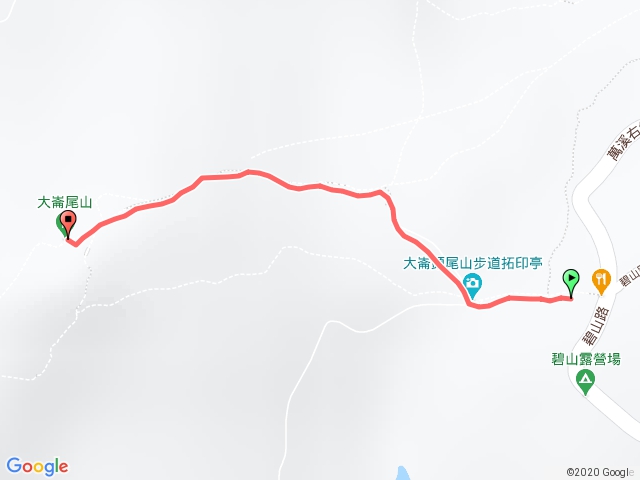 大崙尾山步道碧山路支線