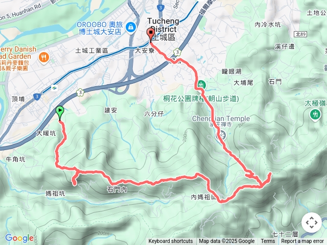 大暖尖山、火焰山、天上山