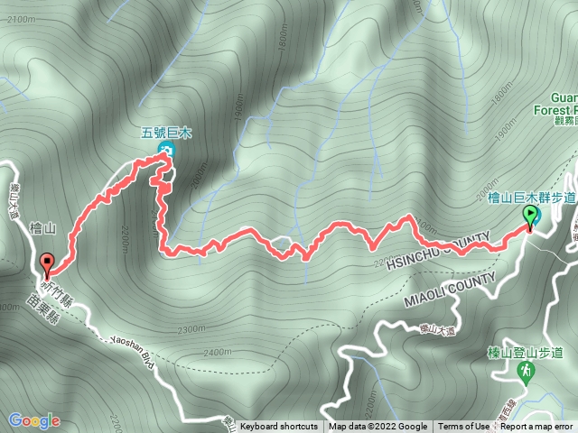  檜山巨木群步道