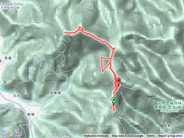 南投，武界山-獅凸魯山-橫屏山