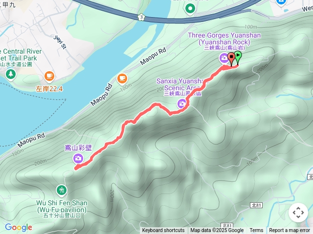 三峽 鳶山 福德坑山 鳶山彩壁