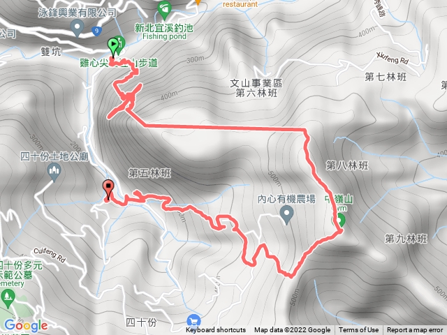 雞心尖。中嶺山