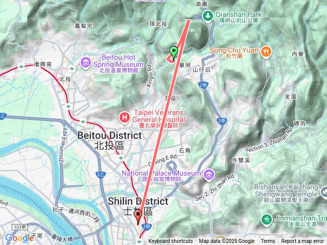 陽明山天母水管路預覽圖