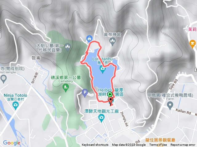 礁溪龍潭湖一圈