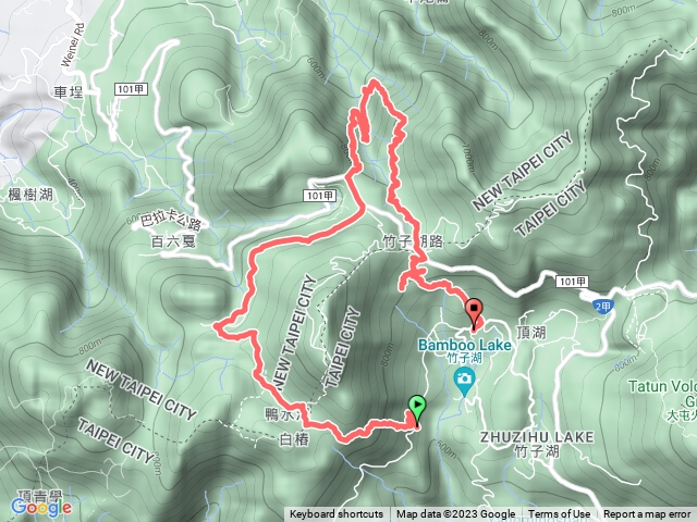 鴨水澤·大屯坪·二子坪·菜公坑瀑布·山之家·蜜蜂巢古道·原鄉