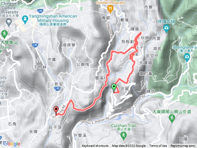 2022/4/20溪山百年古圳鵝尾山水稻田竹林步道金合興水圳