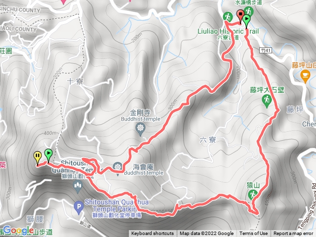 藤坪古道/猿山古道O走獅頭山