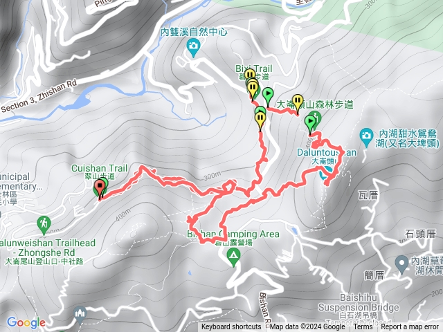 翠山步道-回程不重複