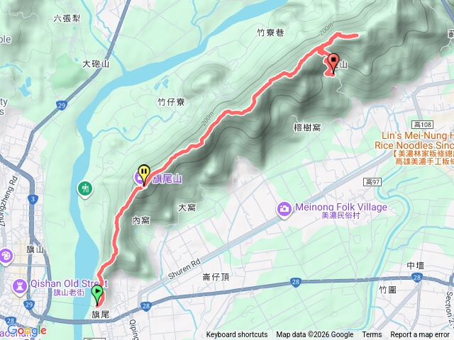旗靈縱走 - 旗尾山縱走靈山