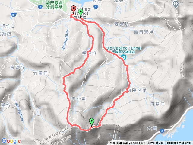淡蘭山徑福隆-大里！走錯路又回到福隆