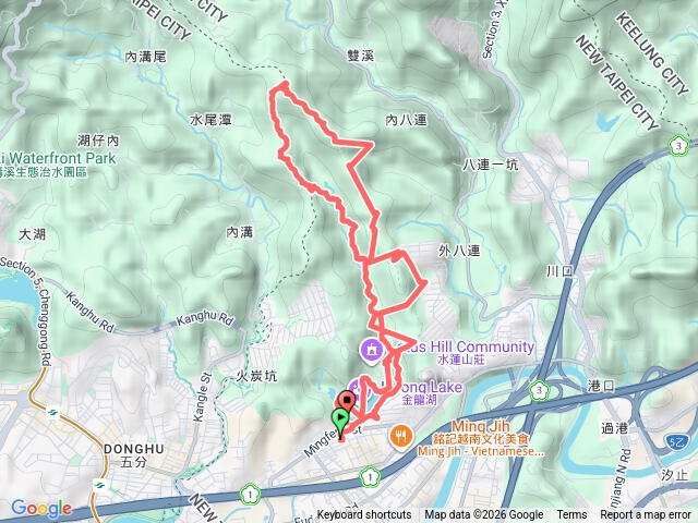 金龍湖內溝山老鷲尖山頭學坡金龍湖O型預覽圖