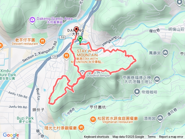 南觀音山中台科技大學o型走