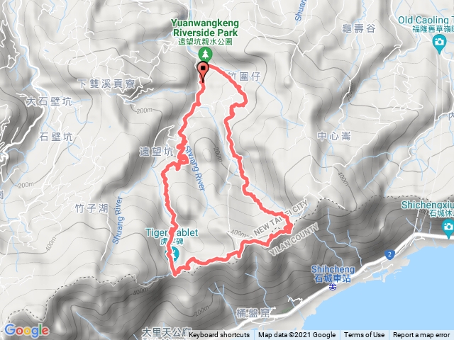 2021-12-19 遠望坑親水公園~龜媽坑古道~桶盤崛尖~虎字碑～陸軍路O繞