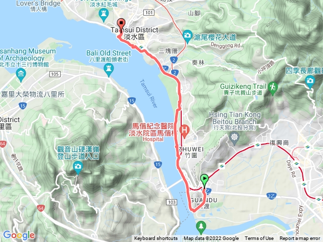 關渡到淡水老街