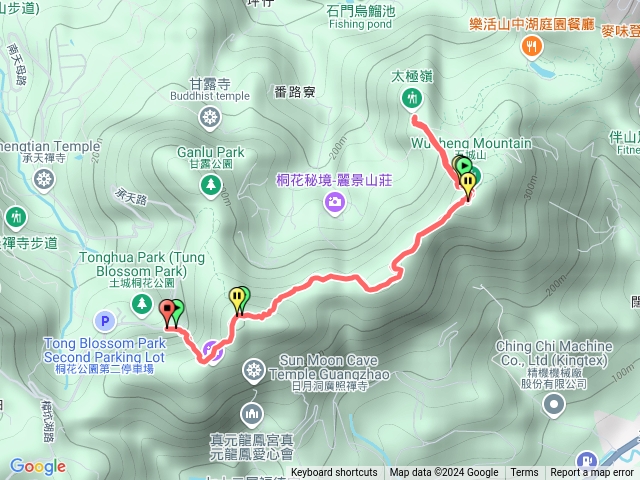 天上山-五城山-太極嶺原路折返預覽圖