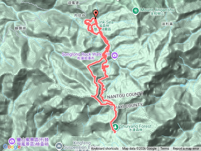 水漾森林-鹿屈山-杉林溪步道預覽圖