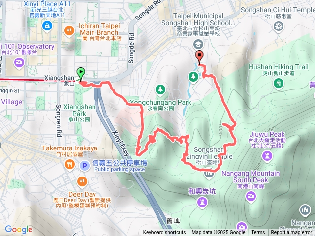 象山松療步道一線天無極天王豹山峰美的世界社區步道