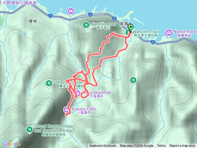 大、小鬼瀑布+小錐麓步道+保羅尖