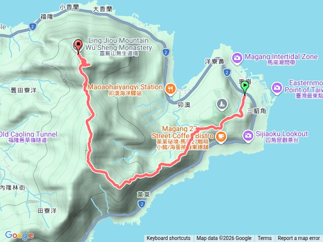 雪山尾稜（三貂角上荖蘭山）預覽圖