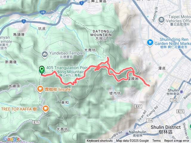 2025.08.05   大棟山、秋壇山、鎮遠山、青龍嶺、大同山
